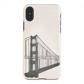Etui na telefon man and wood do iPhone X/XS, konstrukcja mostka dłoni, czarne