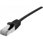 Dexlan kabel sieciowy 1 m Cat6a S/FTP Czarny 858737