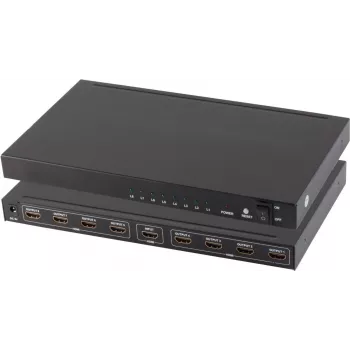 Rozdzielacz HDMI ShiverPeaks 05-03008 — 1 wejście na 8 wyjść, dystrybucja sygnału HDMI