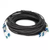 DIGITUS Vorkonfektionierte Fibre Optic Universal Breakout kabel, Singlemode OS2, 8 Fibres, LC/UPC - LC/UPC
