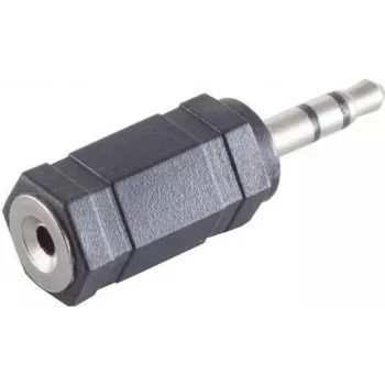 Adapter kablowy ShiverPeaks BS57021 3,5 mm na 2,5 mm czarny srebrny