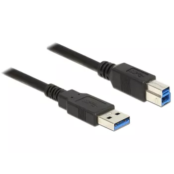 Kabel USB DeLOCK 85070 USB 3.2 Gen 1 5m USB A USB B Czarny