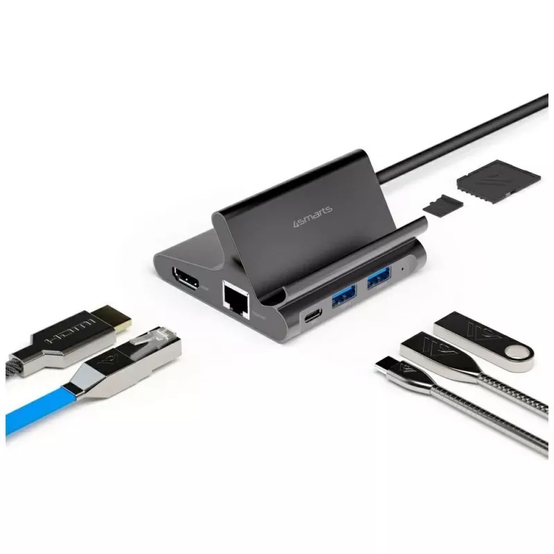 Uchwyt do tabletu/smartfona 7w1 Dex HDMI/RJ45