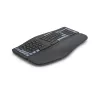 Bezprzewodowa ergonomiczna klawiatura HAMA WK-900 czarna USB, kompaktowy układ, połączenie bezprzewodowe