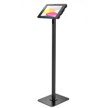 Compulocks Apex - zestaw montażowy (obudowa, stojak) - do tabletu - zamykany - wysokiej jakości aluminium, metalowa rama - czarny - montaż podłogowy