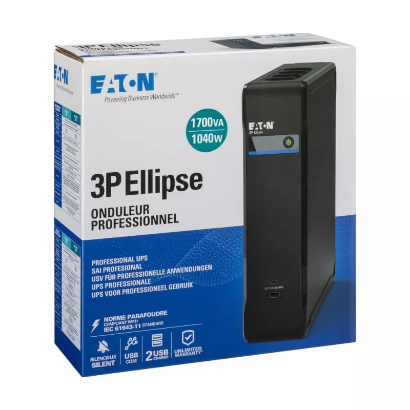 Eaton 3P Ellipse 1700 USB IEC - UPS - AC 220-240 V (3P1700UI)