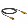 Kabel HDMI DeLOCK 85727 1m Typ A Męski-Męski Czarny-Złoty