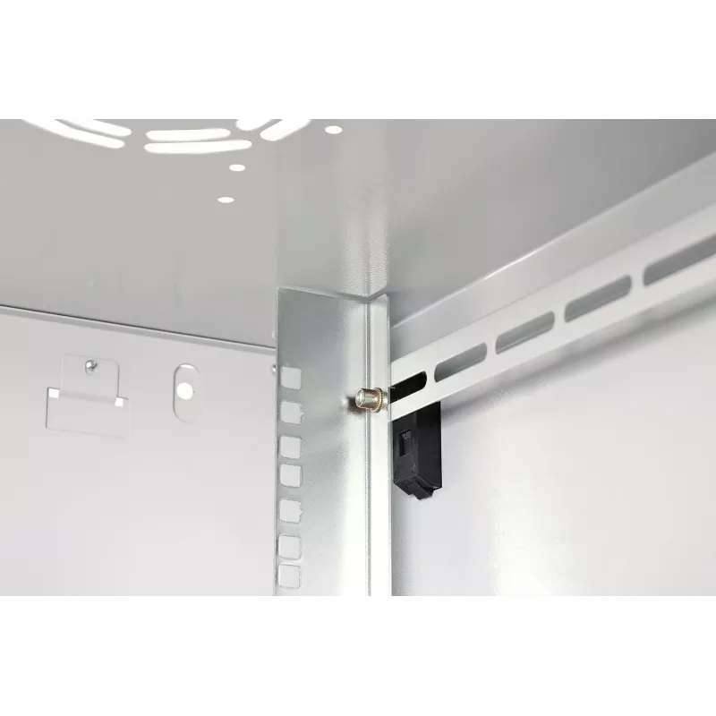 Szafka rackowa naścienna 19 cali DIGITUS Dynamic-N DN-37106 — 9U, 600x600 mm, IP20, zamek na klucz