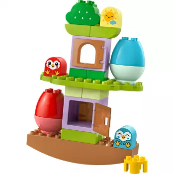 Zabawka konstrukcyjna LEGO DUPLO Drzewo do balansowania i układania 10440 — 27 elementów, dla dzieci od 1,5 roku, duże kolorowe klocki