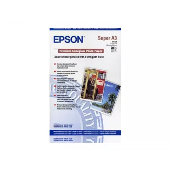 Epson Premium Semigloss Photo Paper, DIN A3+, 250g/m², 20 arkuszy