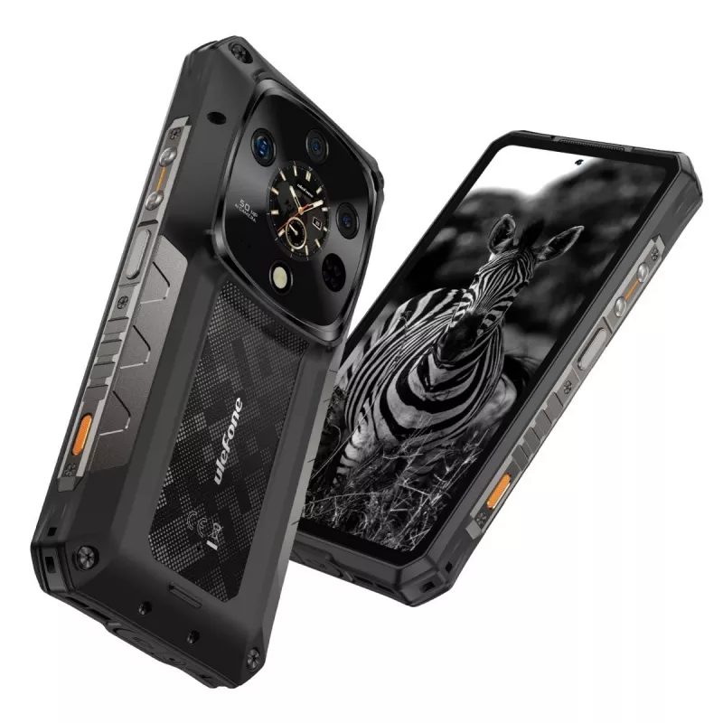 Wzmocniony smartfon UleFone Armor 28 Ultra 5G — 16 GB RAM, 1 TB pamięci, czarny