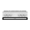 Wolnostojąca kuchenka gazowa Gorenje GG6A10WFFM, biała, płyta 4-palnikowa, piekarnik gazowy 72 L, przednie pokrętła sterujące