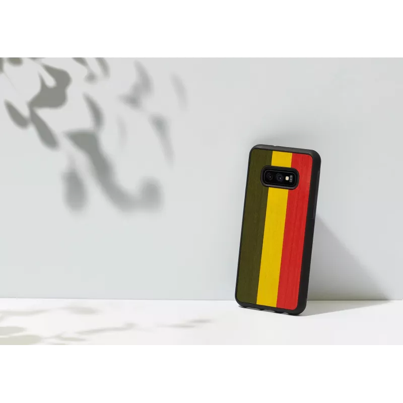 Etui na smartfona man and wood Samsung Galaxy S10e, reggae Czarny ochronne