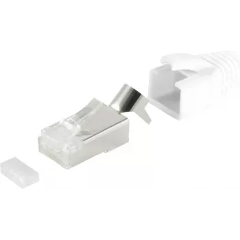 Złącze przewodowe RJ-45 ShiverPeaks 72067-10W Białe