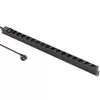Aluminiowa listwa zasilająca Qoltec do szafy RACK | 16A | 16 x Schuko | pionowa | 1,8 m
