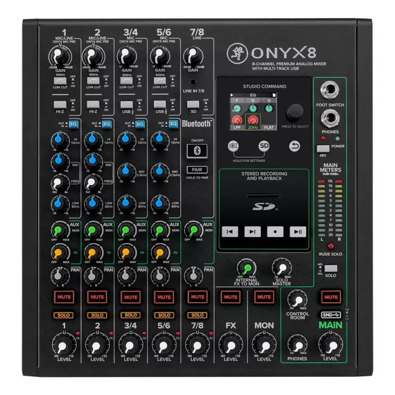 Mackie Onyx 8 - Analogowy mikser z USB