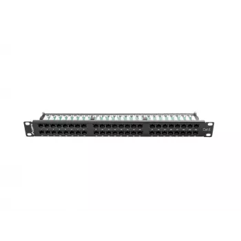 Lanberg PPU6-1048-B - Panel krosowy - 1U - 19