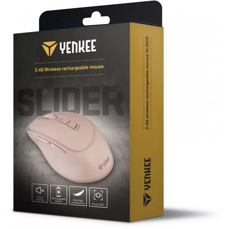 Mysz bezprzewodowa YENKEE YMS 2080PK SLIDER 2.4GHz