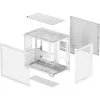 Obudowa PC DeepCool CG530 WH Midi Tower — ATX/Micro ATX/ITX, szkło hartowane, 2 wnęki 3,5 cala + 3 wnęki 2,5 cala, obsługa GPU do 410 mm