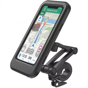 Uchwyt pasywny RealPower TourProtect do telefonu komórkowego/smartfona, czarny