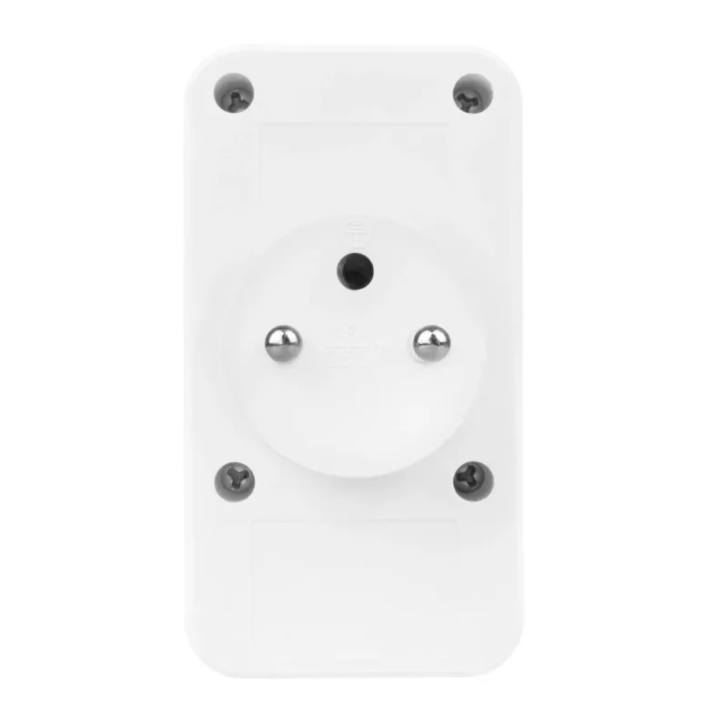 Rozdzielacz zasilania MACLEAN MCE249 F/W — 2x gniazda sieciowe (16A + 6A) i 4x USB (2x A, 2x C PD 20W)