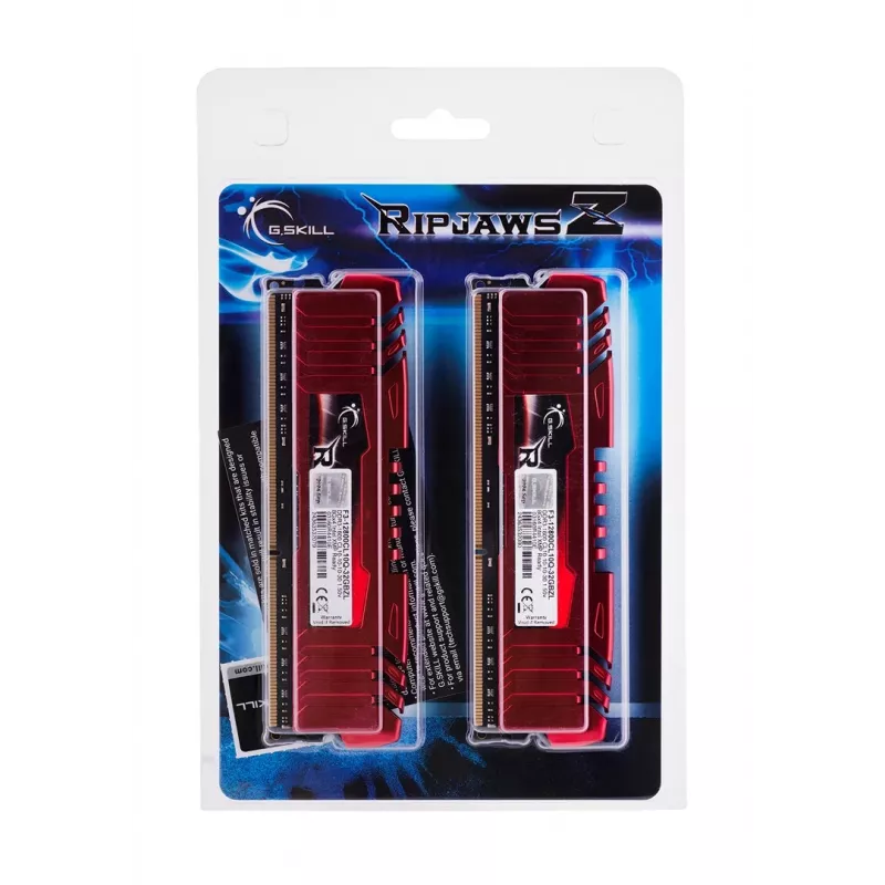G.Skill DIMM 32 GB DDR3-1600 Quad-Kit (F3-12800CL10Q-32GBZL, RipjawsZ-Series) (F3-12800CL10Q-32GBZL)