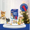 Zestaw upominkowy przysmaków dla kota INABA Churu — różnorodne kremowe przysmaki dla kotów, multipack