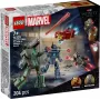 Klocki konstrukcyjne LEGO Marvel Super Heroes Iron Man War Machine zestaw 76320, 204 elementy, 2 minifigurki, 100 mm wysokości