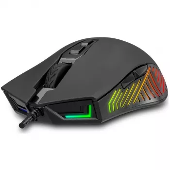 Mysz gamingowa INCA IMG-GT17 6400 DPI. RGB. 7 przycisków. USB. SW retail
