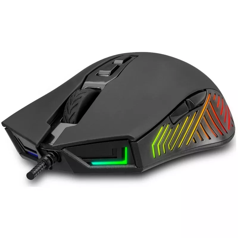 Mysz gamingowa INCA IMG-GT17 6400 DPI. RGB. 7 przycisków. USB. SW retail