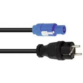 Kabel zasilający PSSO POWERCON 5m H07RN-F 3G1.5 – przewód sieciowy ze złączem PowerCON, długość 5 m, guma H07RN-F, 3×1,5 mm²