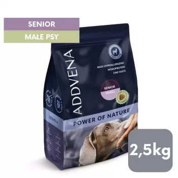 ADDVENA Power of Nature Senior Small Lamb - sucha karma dla psa - 2,5 kg