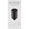 Ładowarka samochodowa Orsen C8 45W — szybkie ładowanie USB-C PD 45W, czarna