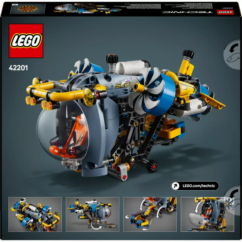 LEGO TECHNIC 42201 Łódź podwodna do badań głębinowych
