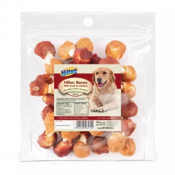 HILTON Bones with duck and chicken - gryzak dla psa - 500g