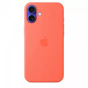 Etui silikonowe iPhone 16 Plus z MagSafe - Tangerine
