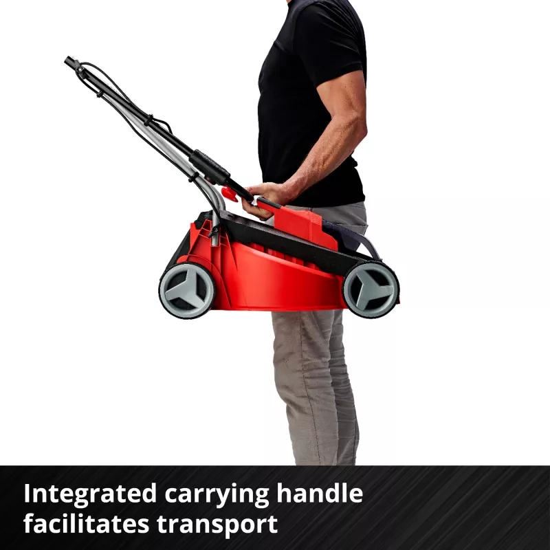 Kosiarka pchana EINHELL GE-CM 18/30 Li — 18V, 3.0Ah, szerokość cięcia 30 cm, kosz 25 L