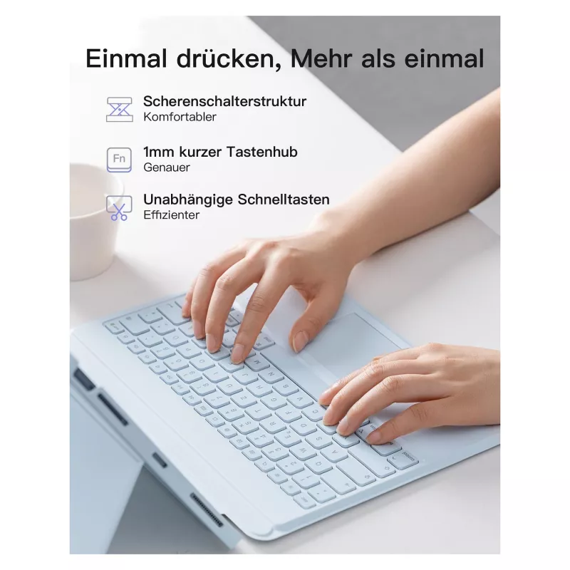 Klawiatura Inateck KB04118_BLUE do iPad Air 6 Pro 12 13