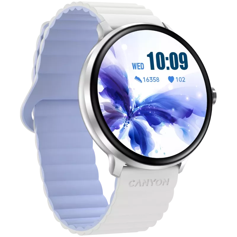 Canyon SW-69 - Jacky - smartwatch - BT - kolorowy. Wyświetlacz LTPS 1.3 - wodoodporny. IP68 - 25 trybów sportowych