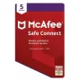 McAfee Safe Connect VPN 5 urządzeń klucz na rok