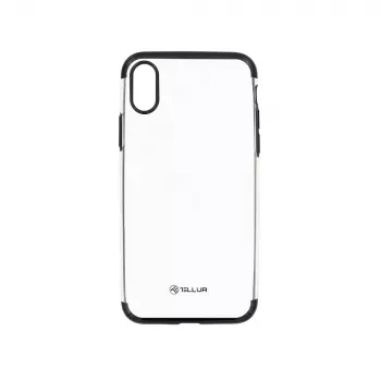 Cover Tellur iPhone X TLL121213 14,7 cm (5,8 cala) Czarny Przezroczysty