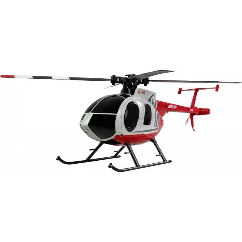 Amewi RC Helicopter MD500 Li-Po Battery 350mAh Srebrny/Czerwony (25354)