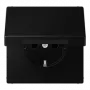 JUNG LS 1520 BFKL SWM Gniazdko Typu F Czarny (LS1520BFKLSWM)