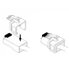 Zacisk kablowy DeLOCK 86420 RJ45 Wielokolorowy 16 szt.