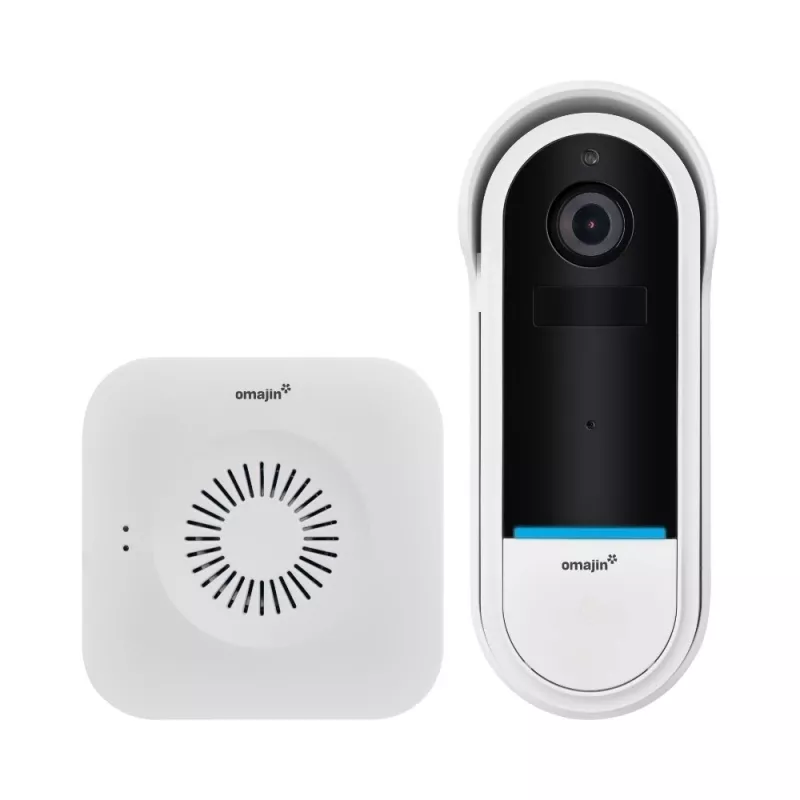 Dzwonek bezprzewodowy Omajin by Netatmo OVD-01-EU Czarny Biały