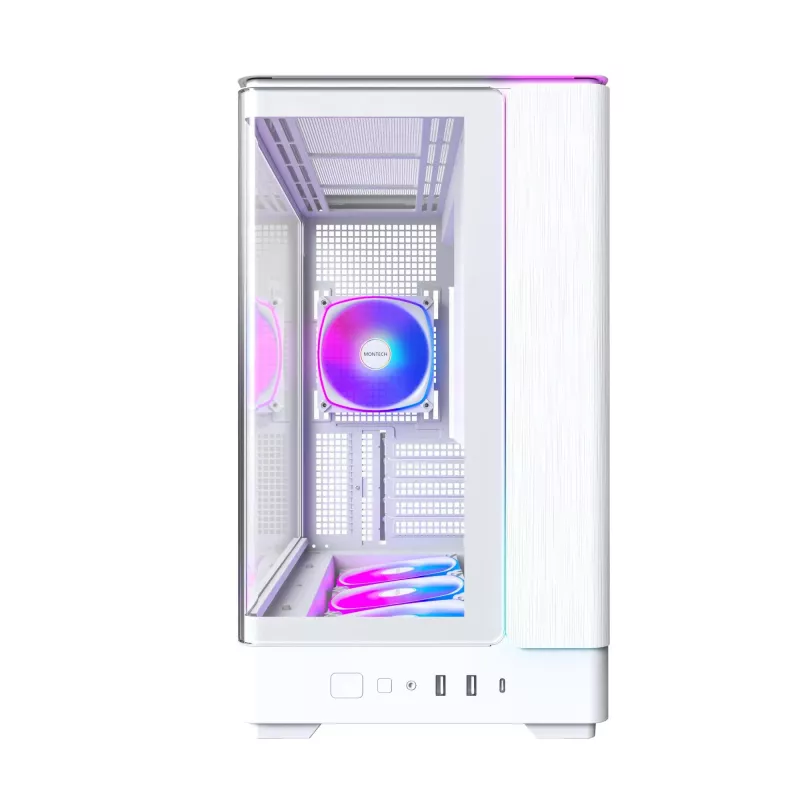 Obudowa PC Montech KING 15 PRO biały — Micro ATX / Mini-ITX, Midi Tower