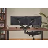 Ramie do monitora up up Economical Interactive Counterbalance Dual Monitor Arm matowa czerń VESA 75x75/100x100