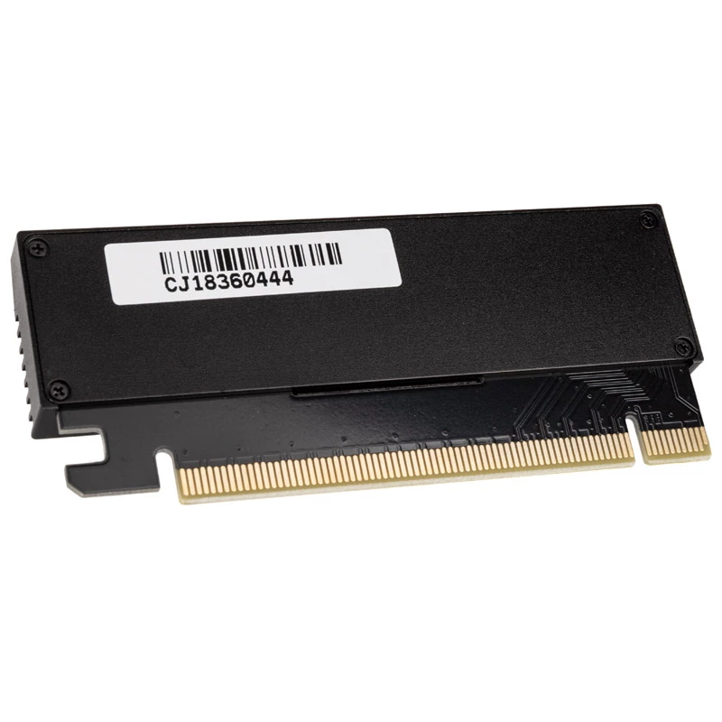 Adapter M.2 PCIe x4 z chłodzeniem SILVERSTONE SST-ECM23 — M.2 NVMe na PCIe x4 (z aktywnym chłodzeniem)