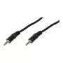 LogiLink CA1048 Kabel audio Jack 0,20 m Czarny (mat)