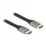 Delock - Ultra High Speed HDMI-Kabel - HDMI männlich bis HDMI männlich - 50cm - Dreifachisolierung - Grau - hauchvergoldete Kontakte, unterstützt 8K 6
